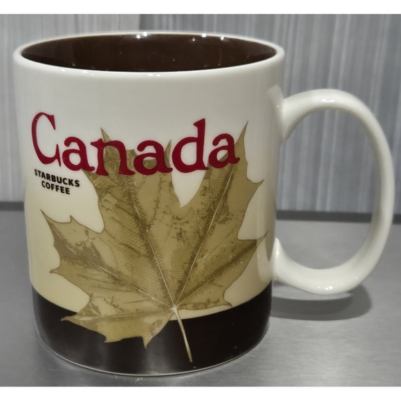Starbucks Other - Starbucks Canada 2012 Collector's Series 16 oz Coffee Mug Red Maple Leaf Rockies